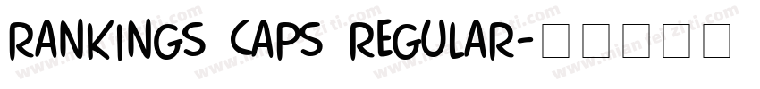Rankings Caps Regular字体转换